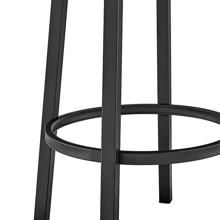 gray_faux_leather_lorin_swivel_counter_stool_7.webp Faux Leather Lorin Swivel Counter Stool>Kirklands Home Outlet
