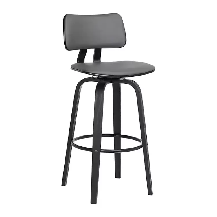 Faux Leather Pico Swivel Counter Stool>Kirklands Home Hot