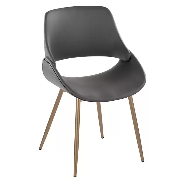Faux Leather Scooped Accent Chairs, Set of 2>Kirklands Home Flash Sale
