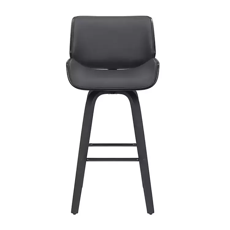 Faux Leather Tyler Swivel Bar Stool>Kirklands Home Sale