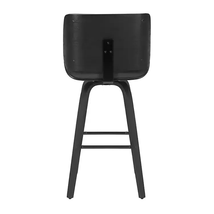 gray_faux_leather_tyler_swivel_bar_stool_4.webp Faux Leather Tyler Swivel Bar Stool>Kirklands Home Sale