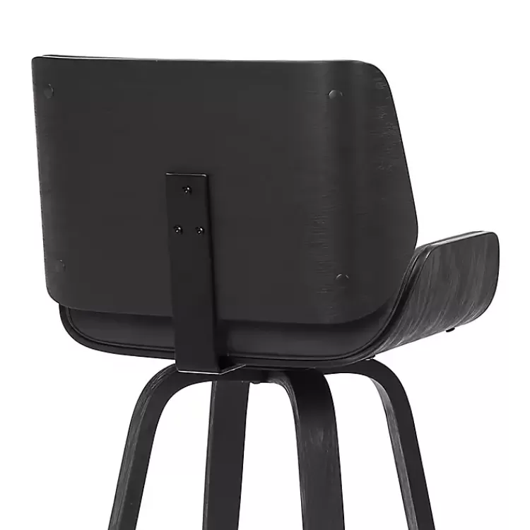 gray_faux_leather_tyler_swivel_bar_stool_6.webp Faux Leather Tyler Swivel Bar Stool>Kirklands Home Sale