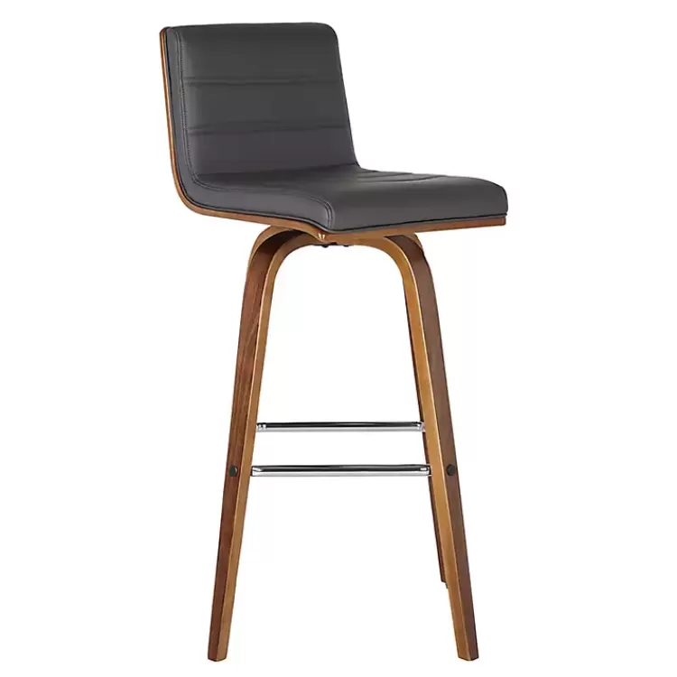 Faux Leather Vienna Swivel Counter Stool>Kirklands Home Sale