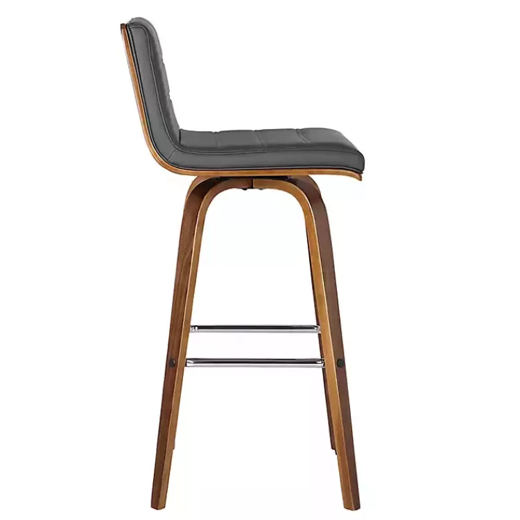 gray_faux_leather_vienna_swivel_counter_stool_2.webp Faux Leather Vienna Swivel Counter Stool>Kirklands Home Sale