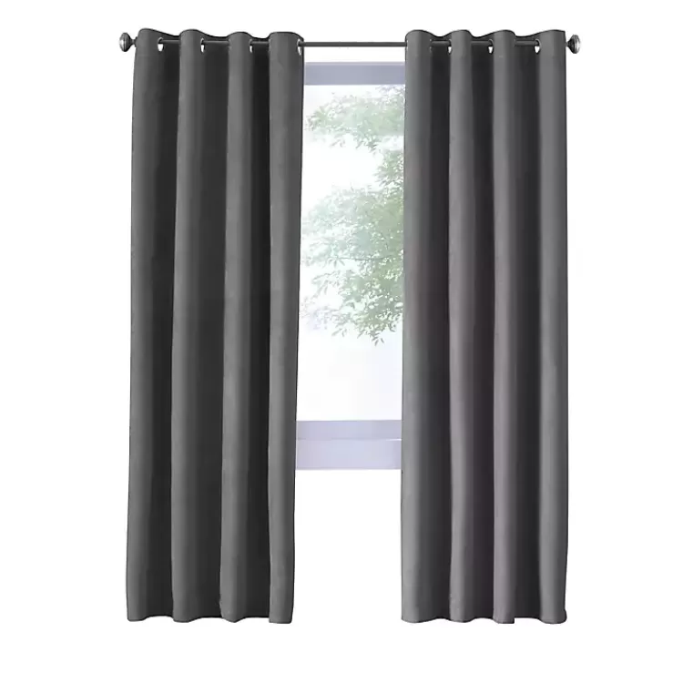 Faux Suede Blackout Curtain Panel, 95 in.>Kirklands Home Best