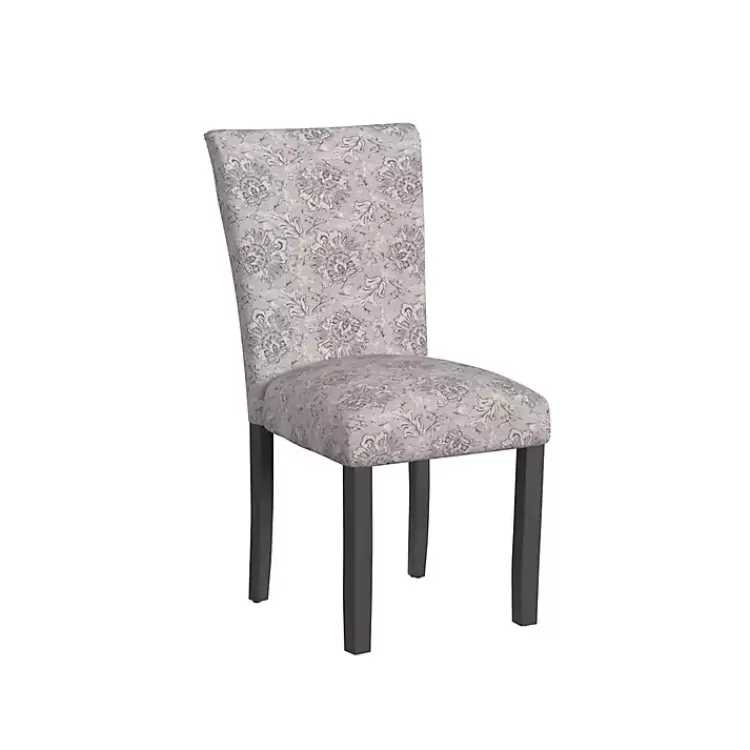 gray_floral_parsons_dining_chairs_set_of__2.webp Floral Parsons Dining Chairs, Set of 2>Kirklands Home Cheap