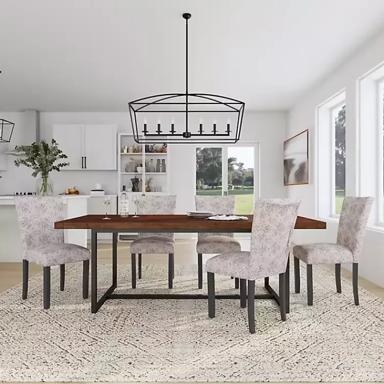 gray_floral_parsons_dining_chairs_set_of__7.webp Floral Parsons Dining Chairs, Set of 2>Kirklands Home Cheap