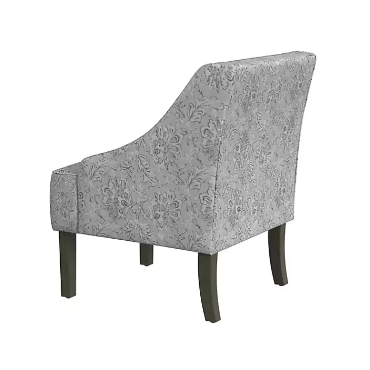 gray_floral_swoop_accent_chair_3.webp Floral Swoop Accent Chair>Kirklands Home Shop
