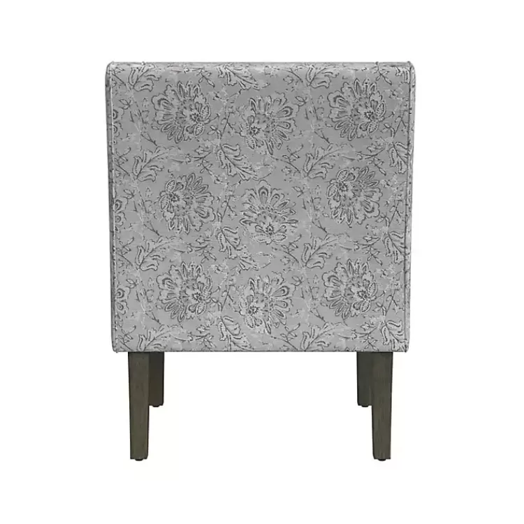gray_floral_swoop_accent_chair_4.webp Floral Swoop Accent Chair>Kirklands Home Shop