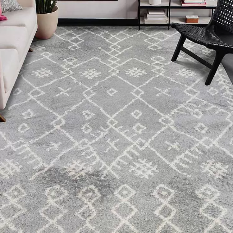 gray_geometric_area_rug_x_7.webp Geometric Area Rug, 8x10>Kirklands Home Outlet