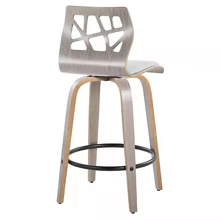 gray_golia_swivel_counter_stools_set_of__3.webp Golia Swivel Counter Stools, Set of 2>Kirklands Home Outlet