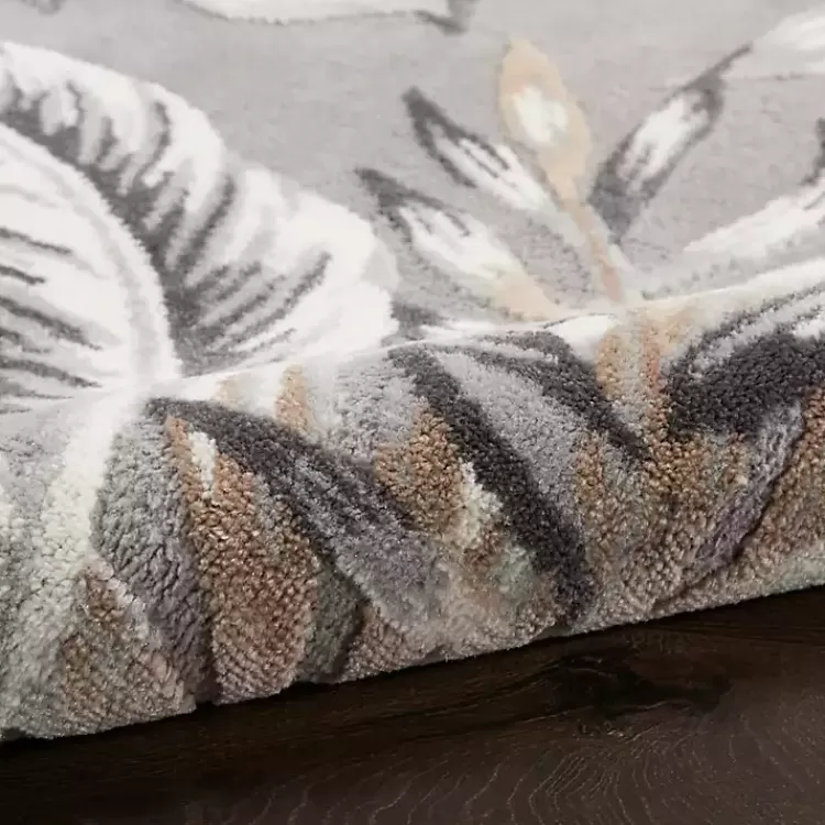 gray_grand_leaf_coastal_area_rug_x_4.webp Gray Grand Leaf Coastal Area Rug, 7x9>Kirklands Home Cheap