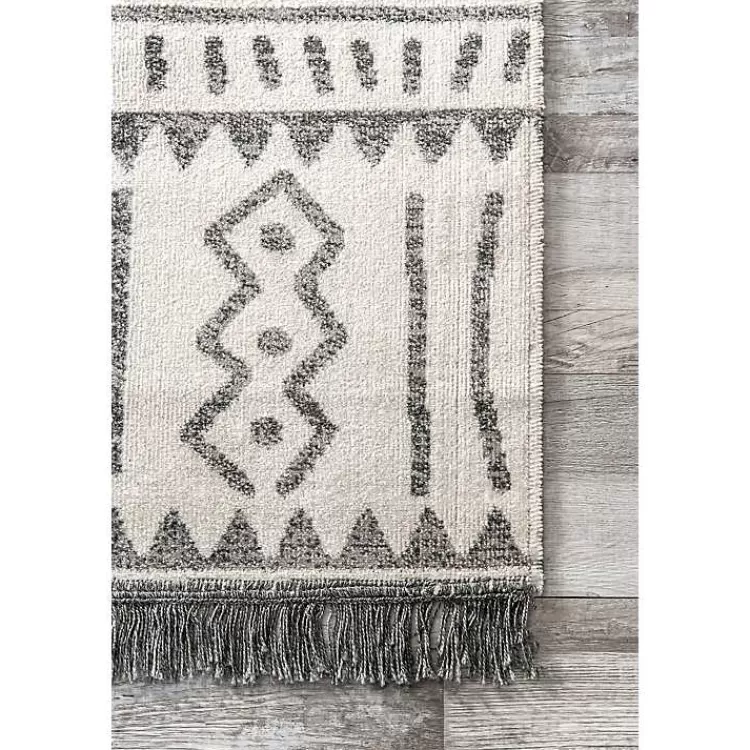 gray_gretchen_tribal_outdoor_area_rug_x_4.webp Gretchen Tribal Outdoor Area Rug, 5x8>Kirklands Home Shop