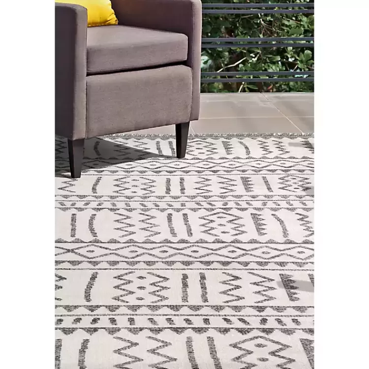 gray_gretchen_tribal_outdoor_area_rug_x_5.webp Gretchen Tribal Outdoor Area Rug, 5x8>Kirklands Home Shop