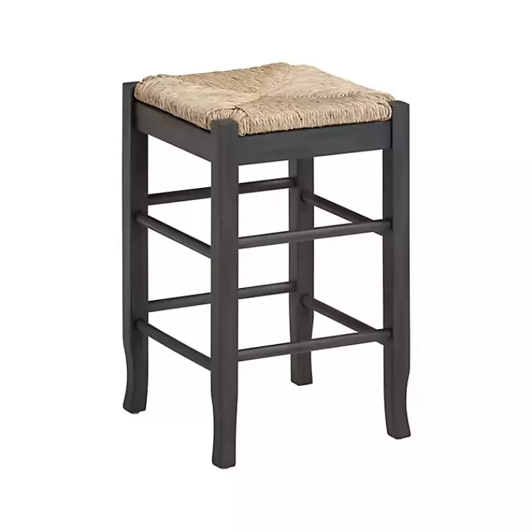 Handwoven Square Wooden Counter Stool>Kirklands Home New