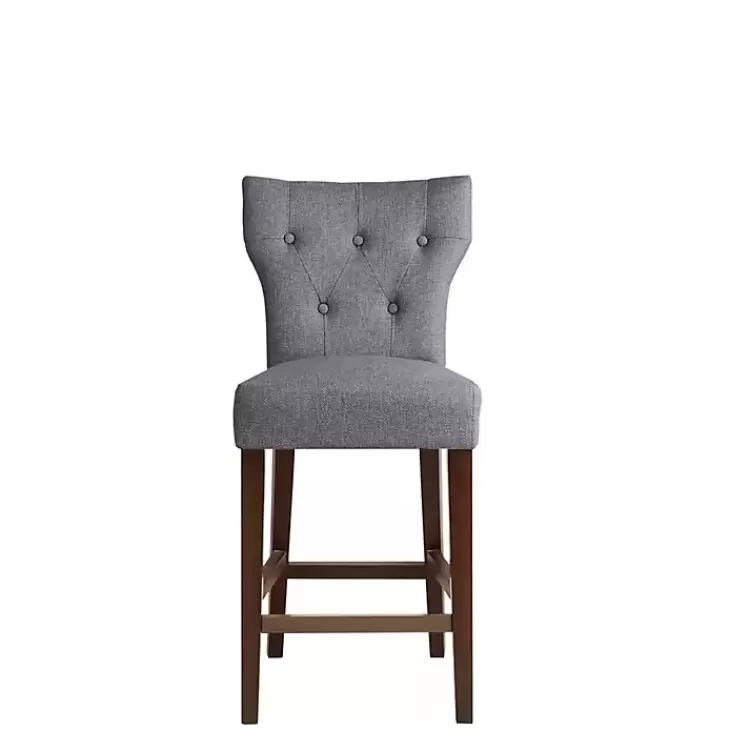 gray_harrison_tufted_counter_stool_2.webp Harrison Tufted Counter Stool>Kirklands Home Fashion