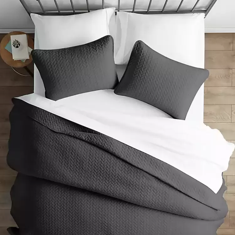 Herring Quilted 3-pc. Twin Coverlet Set>Kirklands Home Fashion
