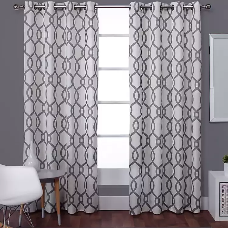 Kenzie Curtain Panel Set, 108 in.>Kirklands Home Shop
