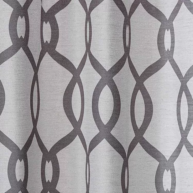 Gray Kenzie Curtain Panel Set, 96 in>Kirklands Home New