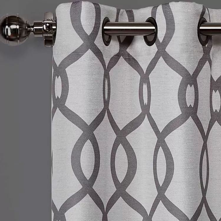 gray_kenzie_curtain_panel_set__in_2.webp Gray Kenzie Curtain Panel Set, 96 in>Kirklands Home New