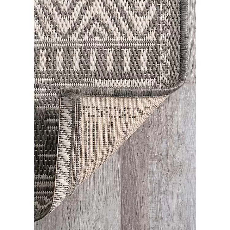 gray_lana_stripe_outdoor_rug_x_2.webp Lana Stripe Outdoor Rug, 7x10>Kirklands Home Shop
