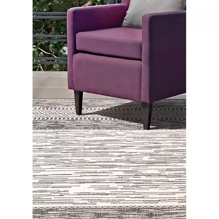 gray_lana_stripe_outdoor_rug_x_3.webp Lana Stripe Outdoor Rug, 7x10>Kirklands Home Shop
