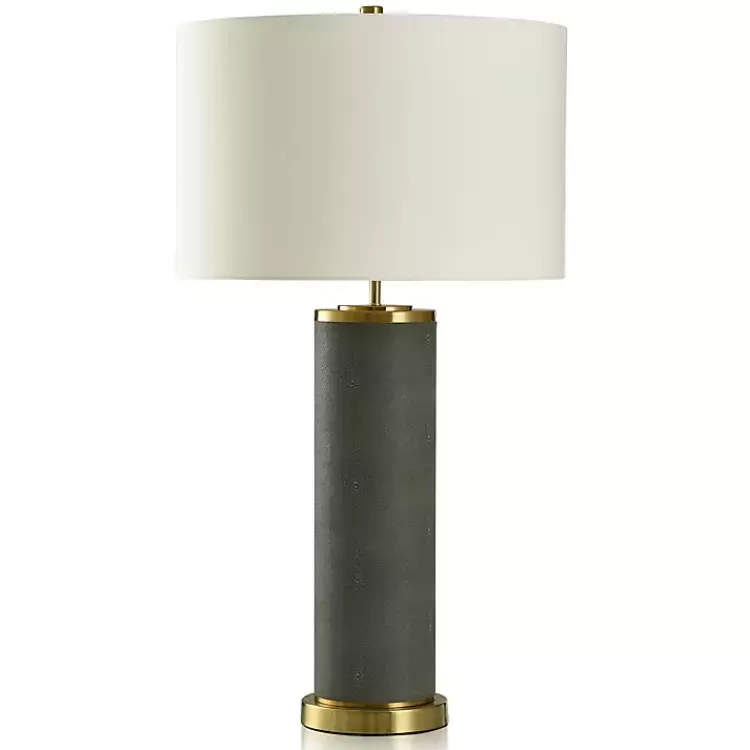 Leather and Gold Table Lamp>Kirklands Home Best