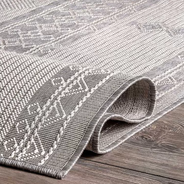gray_lee_global_stripes_outdoor_area_rug_x_4.webp Gray Lee Global Stripes Outdoor Area Rug, 5x8>Kirklands Home Clearance