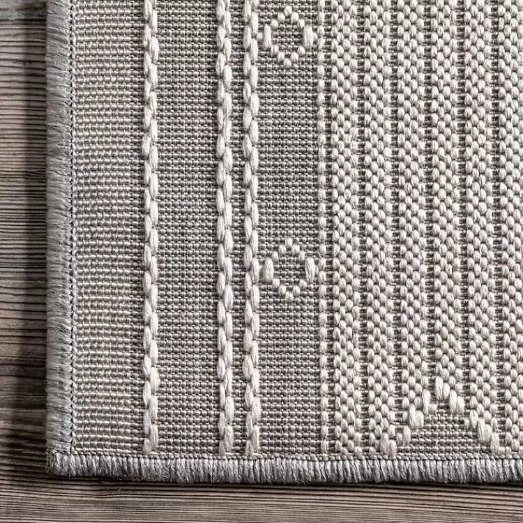 gray_lee_global_stripes_outdoor_area_rug_x_5.webp Gray Lee Global Stripes Outdoor Area Rug, 5x8>Kirklands Home Clearance