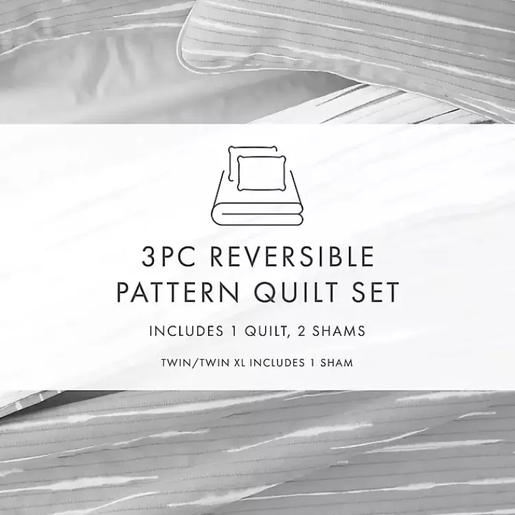 gray_linear_reversible_pc_king_quilt_set_8.webp Gray Linear Reversible 3-pc. King Quilt Set>Kirklands Home Cheap