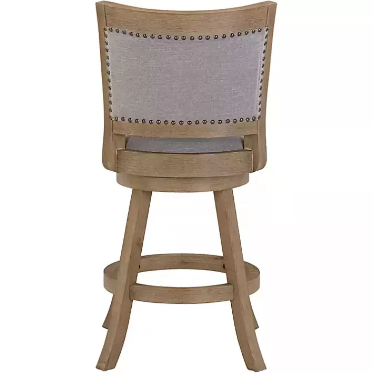 gray_linen_and_driftwood_swivel_counter_stool_3.webp Linen and Driftwood Swivel Counter Stool>Kirklands Home Clearance