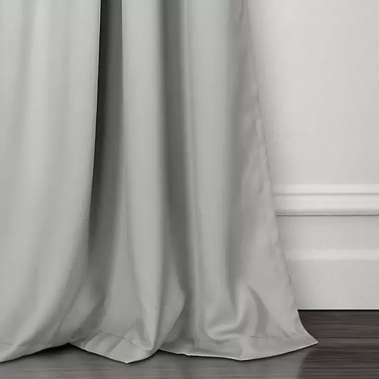 gray_lush_insulated_curtain_panel_set__in_2.webp Lush Insulated Curtain Panel Set, 120 in.>Kirklands Home Hot