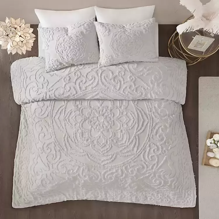 gray_medallion_california_king_pc_comforter_set_2.webp Medallion California King 3-pc. Comforter Set>Kirklands Home Online