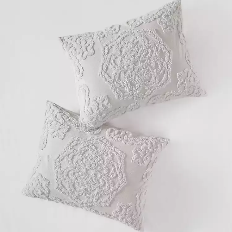 gray_medallion_california_king_pc_comforter_set_4.webp Medallion California King 3-pc. Comforter Set>Kirklands Home Online