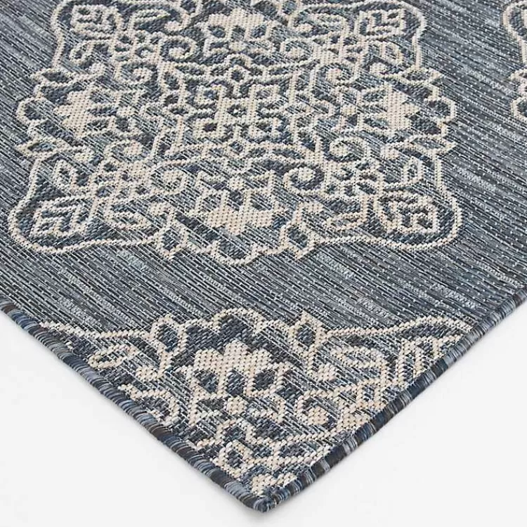 gray_medallion_devora_indooroutdoor_area_rug_x_2.webp Medallion Devora Indoor/Outdoor Area Rug, 7x9>Kirklands Home Flash Sale
