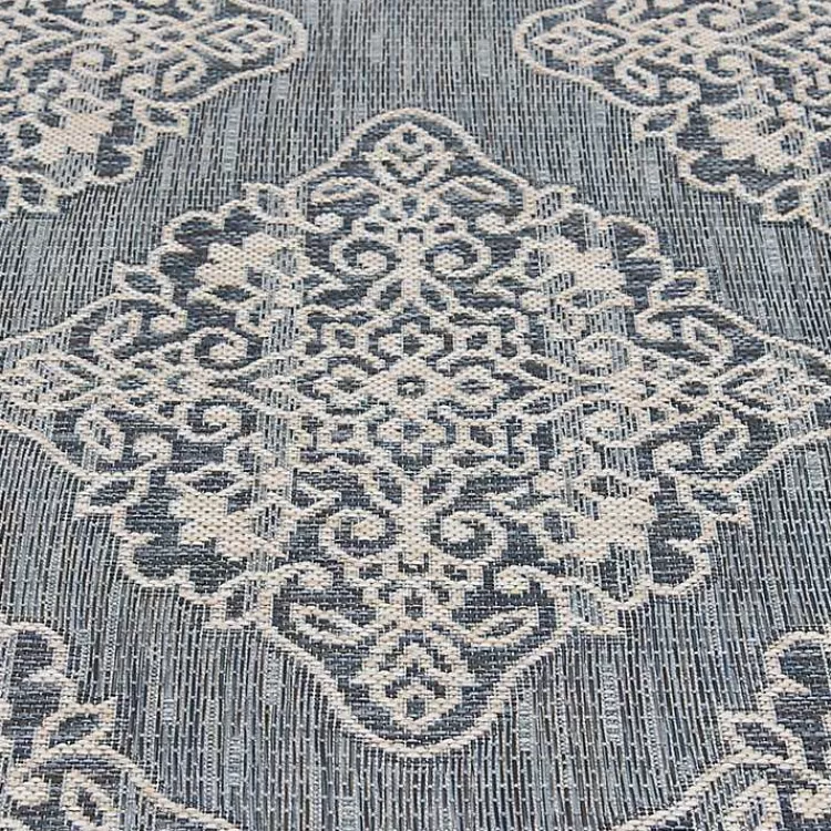 gray_medallion_devora_indooroutdoor_area_rug_x_3.webp Medallion Devora Indoor/Outdoor Area Rug, 7x9>Kirklands Home Flash Sale