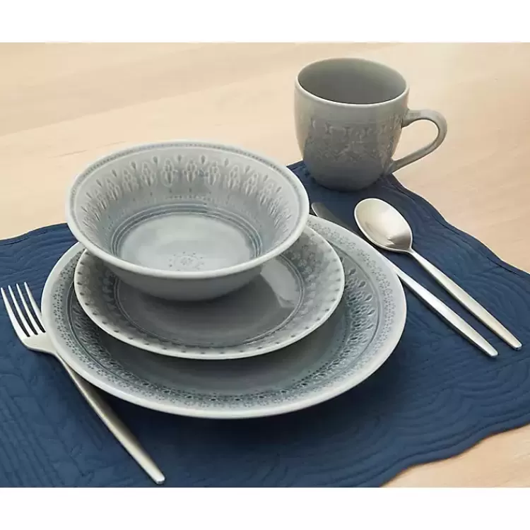 gray_medallion_pc_ceramic_dinnerware_set_5.webp Medallion 16-pc. Ceramic Dinnerware Set>Kirklands Home New