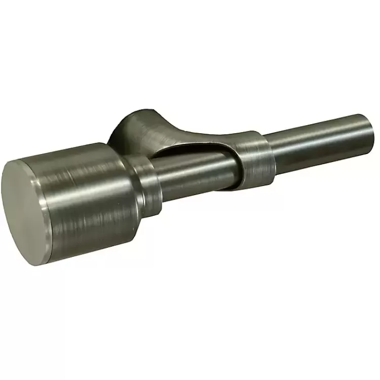 Gray Metal Blackout Finial Curtain Rod, 72 in.>Kirklands Home Shop