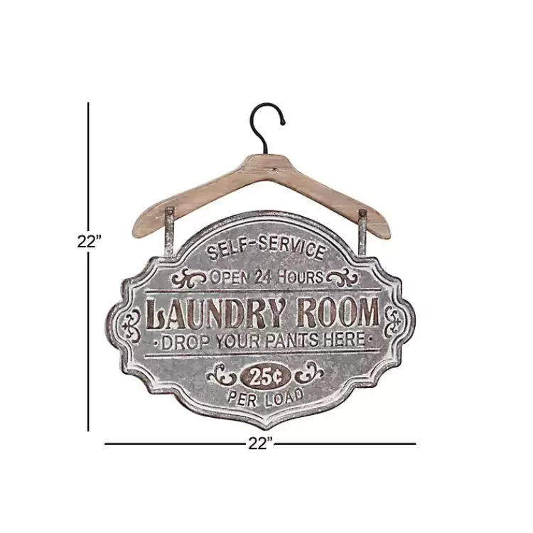 gray_metal_laundry_room_wall_plaque_4.webp Metal Laundry Room Wall Plaque>Kirklands Home Clearance