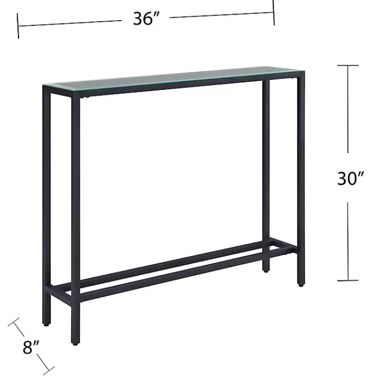 Metal Mirrored Top Slim Console Table>Kirklands Home Fashion