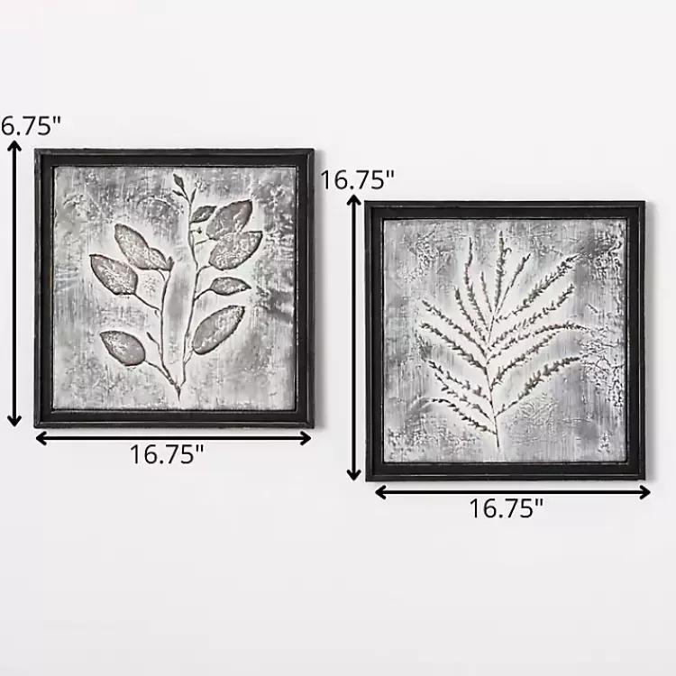 gray_metal_raised_leaf_wall_plaques_set_of__3.webp Gray Metal Raised Leaf Wall Plaques, Set of 2>Kirklands Home Outlet