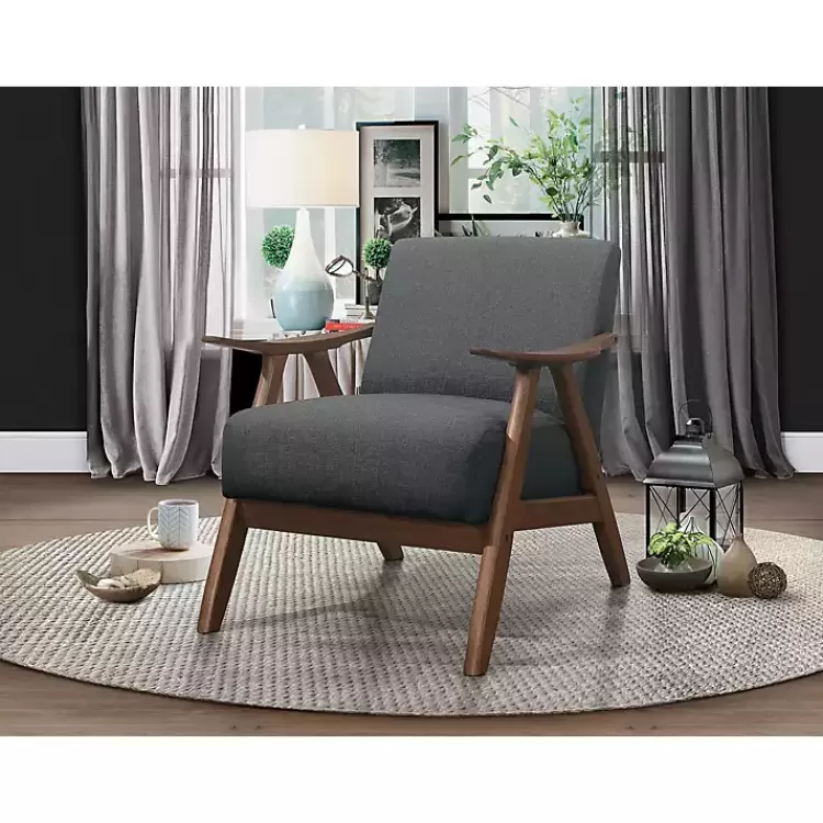 Mid-Century Hazel Wood Frame Accent Chair>Kirklands Home New