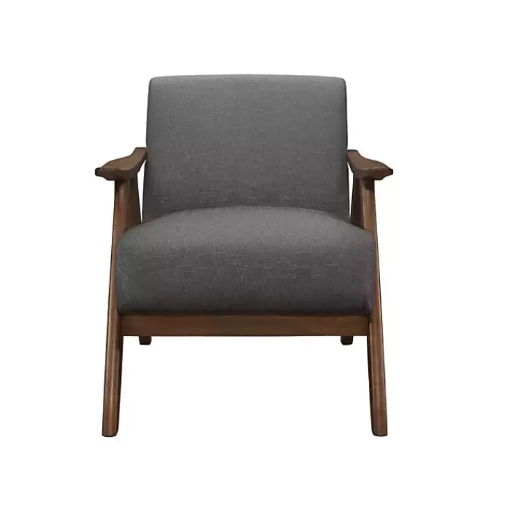 Mid-Century Hazel Wood Frame Accent Chair>Kirklands Home New