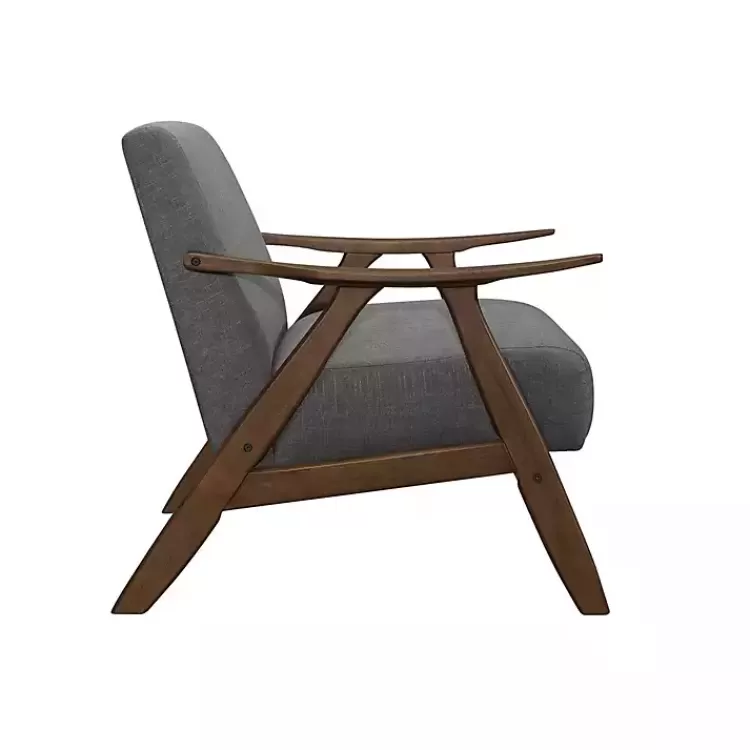 gray_midcentury_hazel_wood_frame_accent_chair_2.webp Mid-Century Hazel Wood Frame Accent Chair>Kirklands Home New
