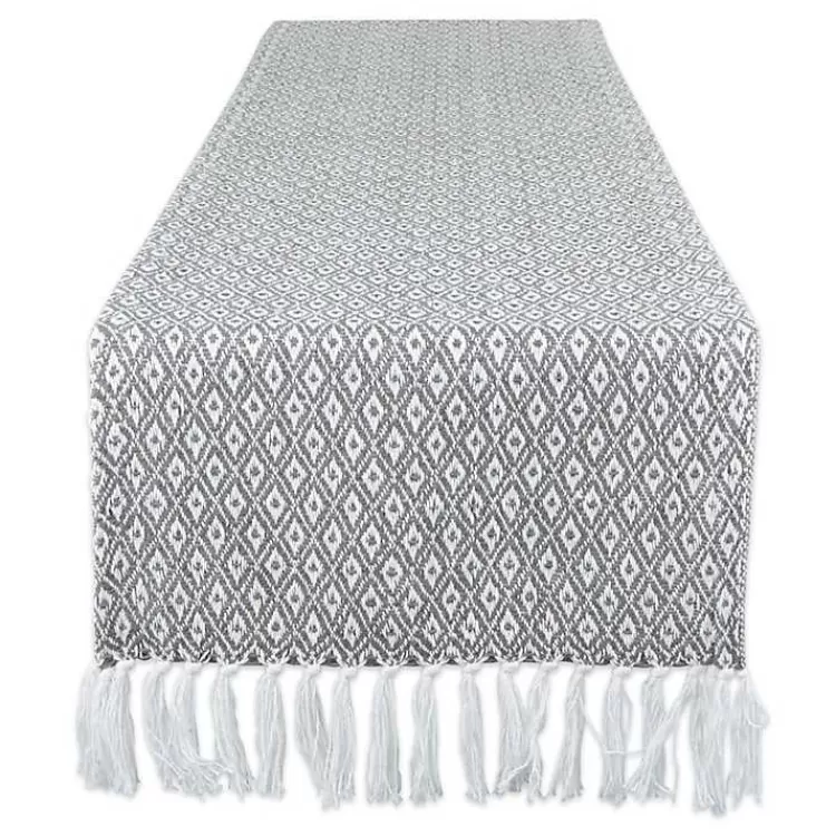 Mini Diamond Fringe End Table Runner, 108 in.>Kirklands Home Online