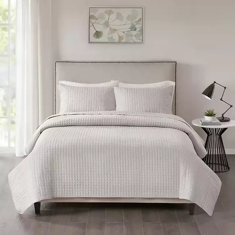 Nash 3-pc. Reversible King Coverlet Set>Kirklands Home Cheap
