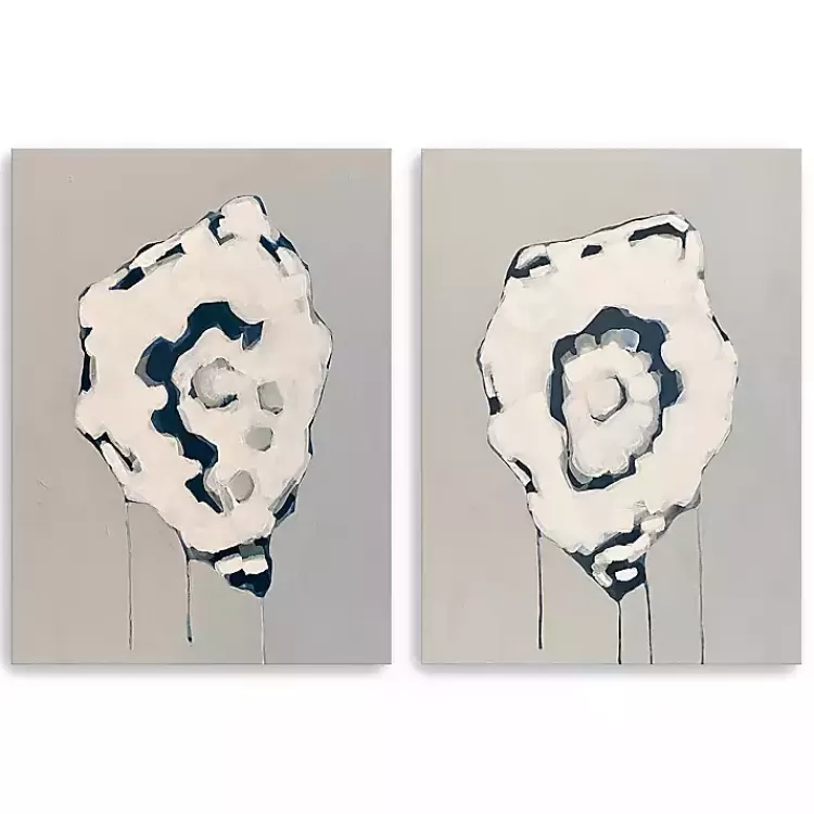Gray Oysters Canvas Art Prints, Set of 2>Kirklands Home Outlet