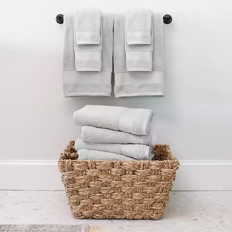 gray_pc_essential_cotton_bath_towels_2.webp 6-pc. Essential Cotton Bath Towels>Kirklands Home New
