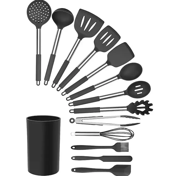 14-Pc. Silicone and Steel Utensil Set>Kirklands Home Clearance