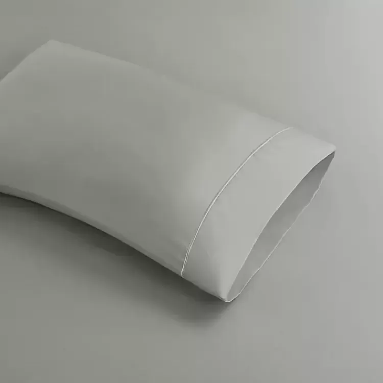 gray_pima_cotton_sateen_pc_king_sheet_set_8.webp Pima Cotton Sateen 4-pc. King Sheet Set>Kirklands Home Clearance
